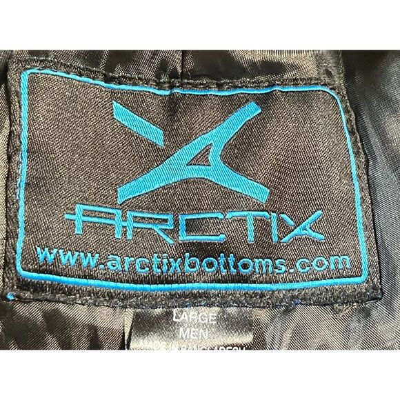 Arctix Mens Snowboard Ski Winter Sport Black Pants Large Ankle Zip Adjustable - Picture 6 of 7